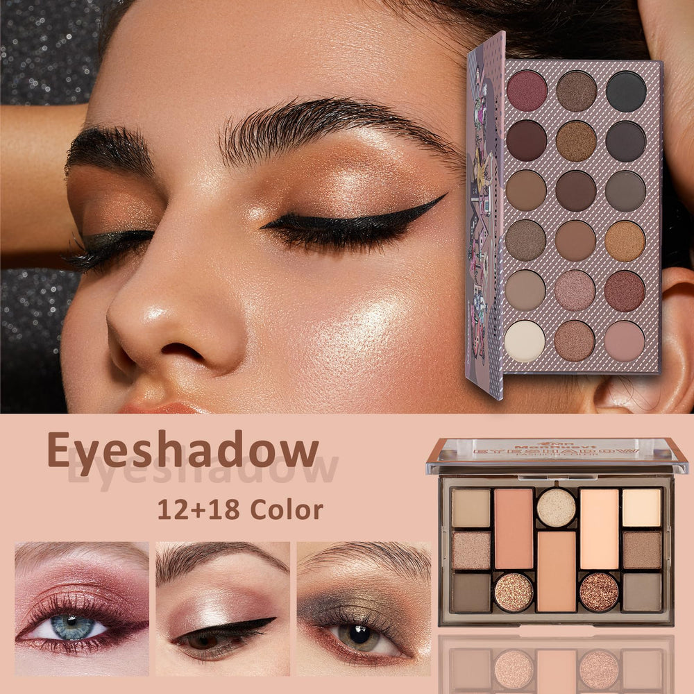 MONRUEVT makeup kit teens concealers quad provides radiant correction for imperfect skin