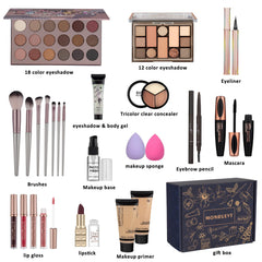 MONRUEVT makeup kit teens foundation bottle shows smooth coverage for everyday complexion
