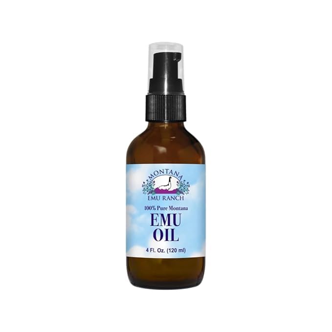 Montana Emu Ranch deep-penetrating emu oil application demonstrates smoothing and elasticity support.