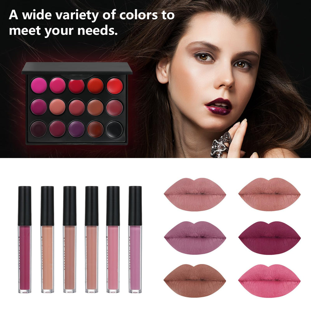 Moobirlet makeup kit concealer helps brighten under-eyes and refine skin texture.
