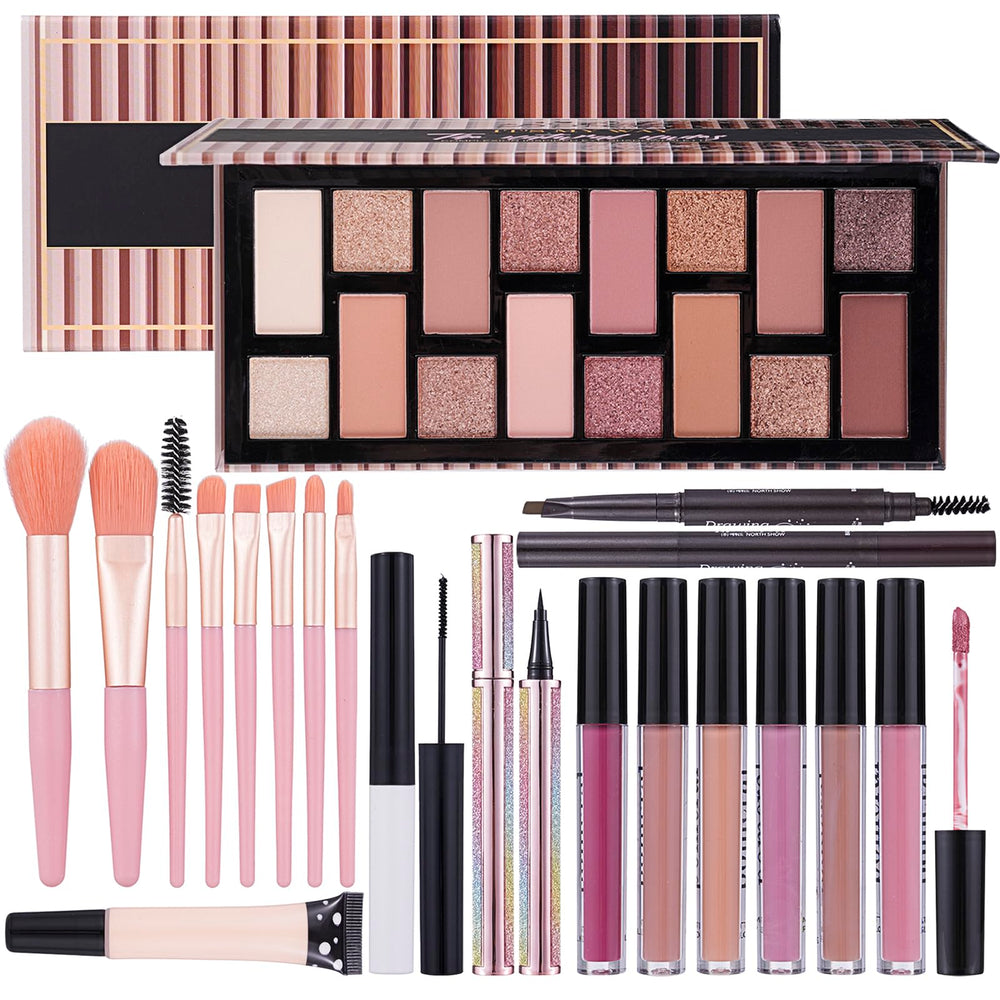 Moobirlet teen makeup kit eyeshadow palette with versatile shades for day-to-night looks.