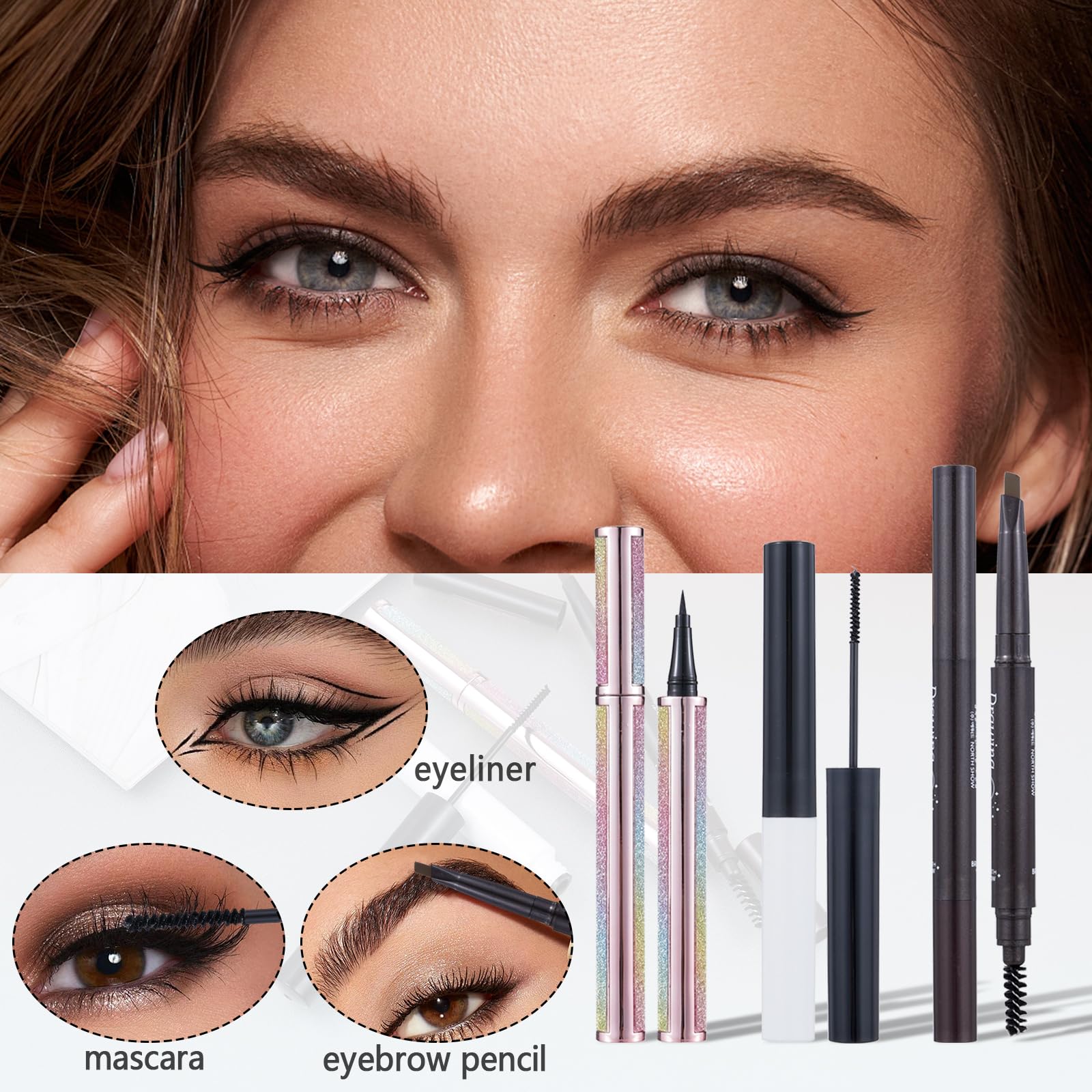 Moobirlet mascara enhances volume and definition for wide-eyed looks.