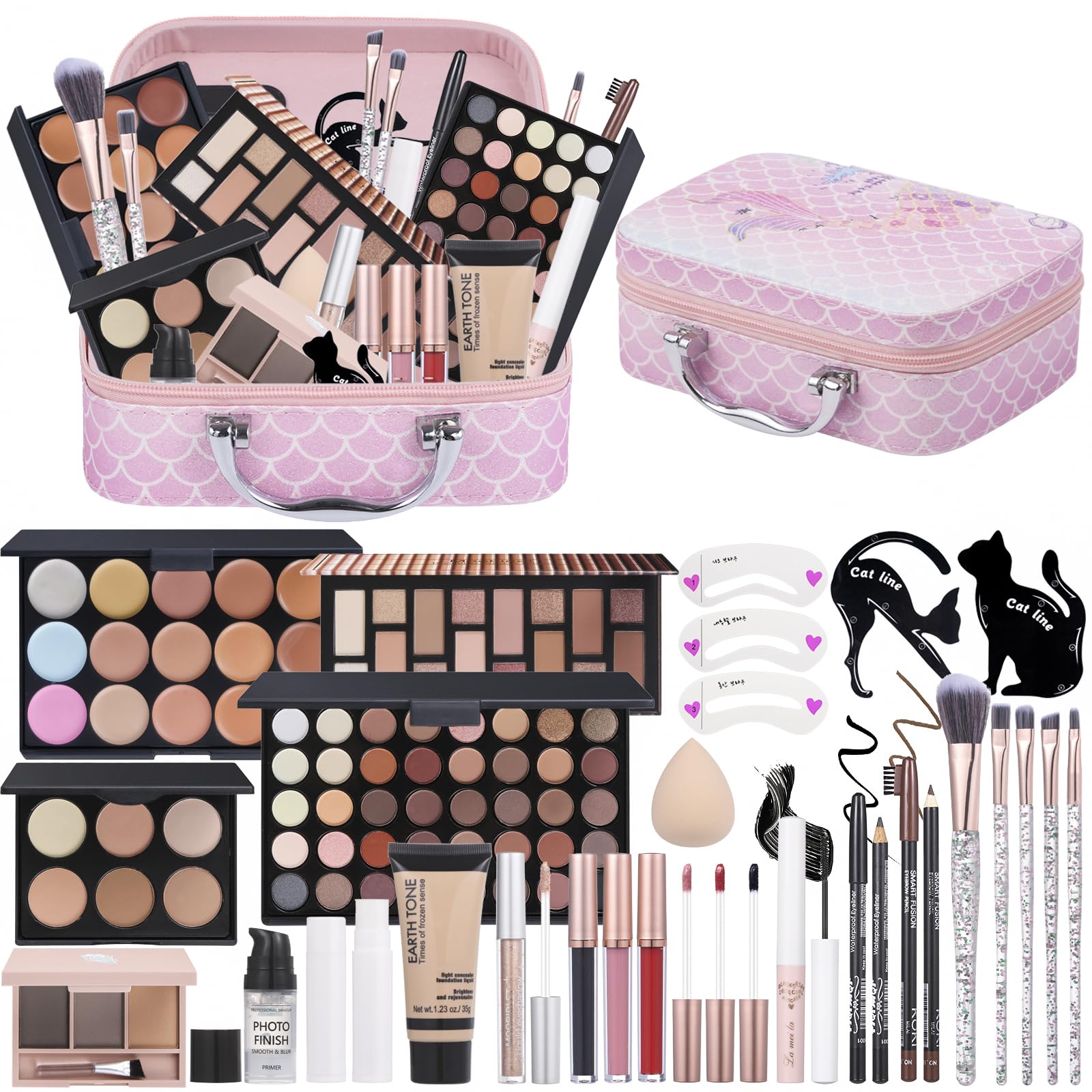 Moobirlet travel makeup kit case keeps essentials organized and ready for travel