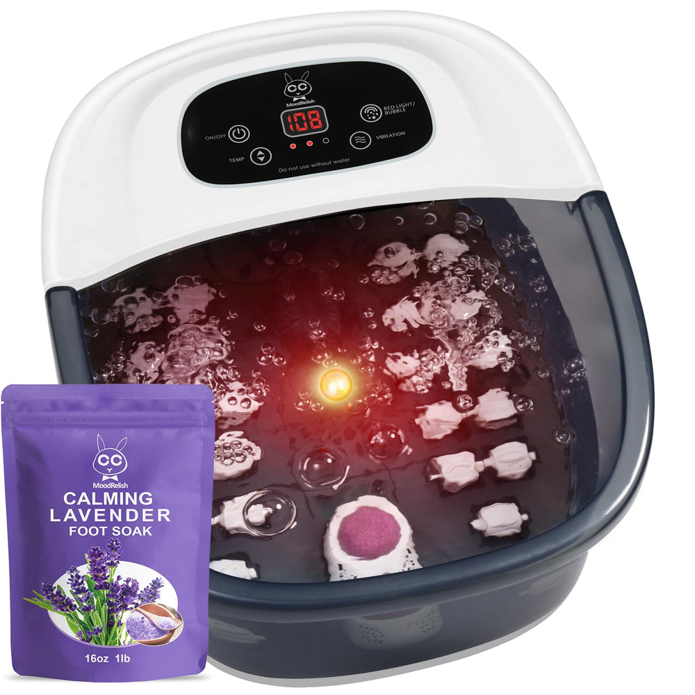 MoodRelish detox foot spa setup helps maintain clean, hydrated feet