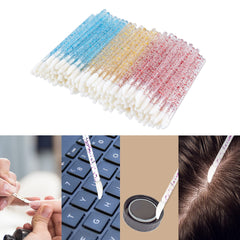 Mooerca crystal-handle lip wands offer comfortable grip for precise lip makeup.