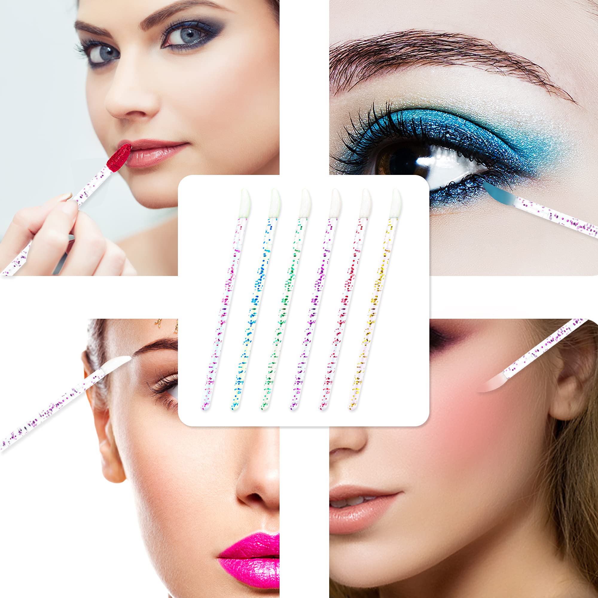 Mooerca soft bristle lip brush delivers smooth, even lip color application.