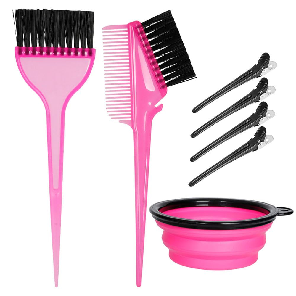 MoonMini hair dye color bowl set, pink and black, for smooth, even dye mixing.