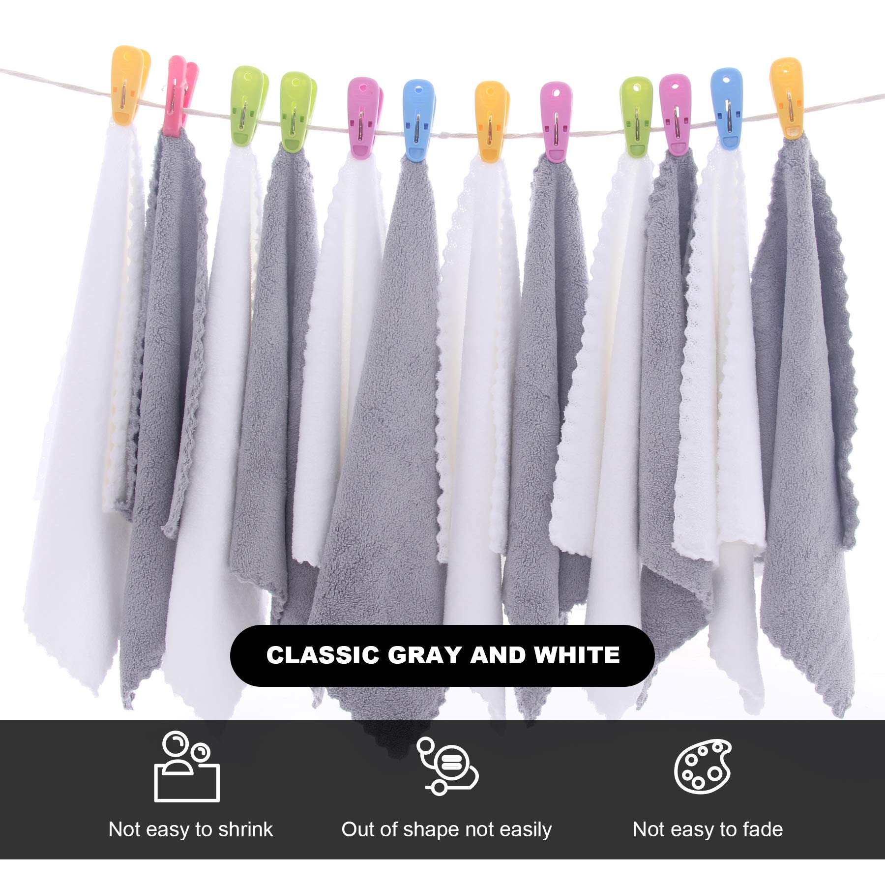 MOONQUEEN microfiber care-friendly cloths for easy washing and longevity