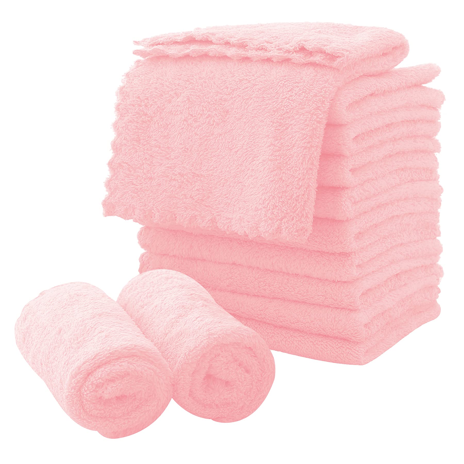 moonqueen pink microfiber cloths demonstrate fast makeup removal