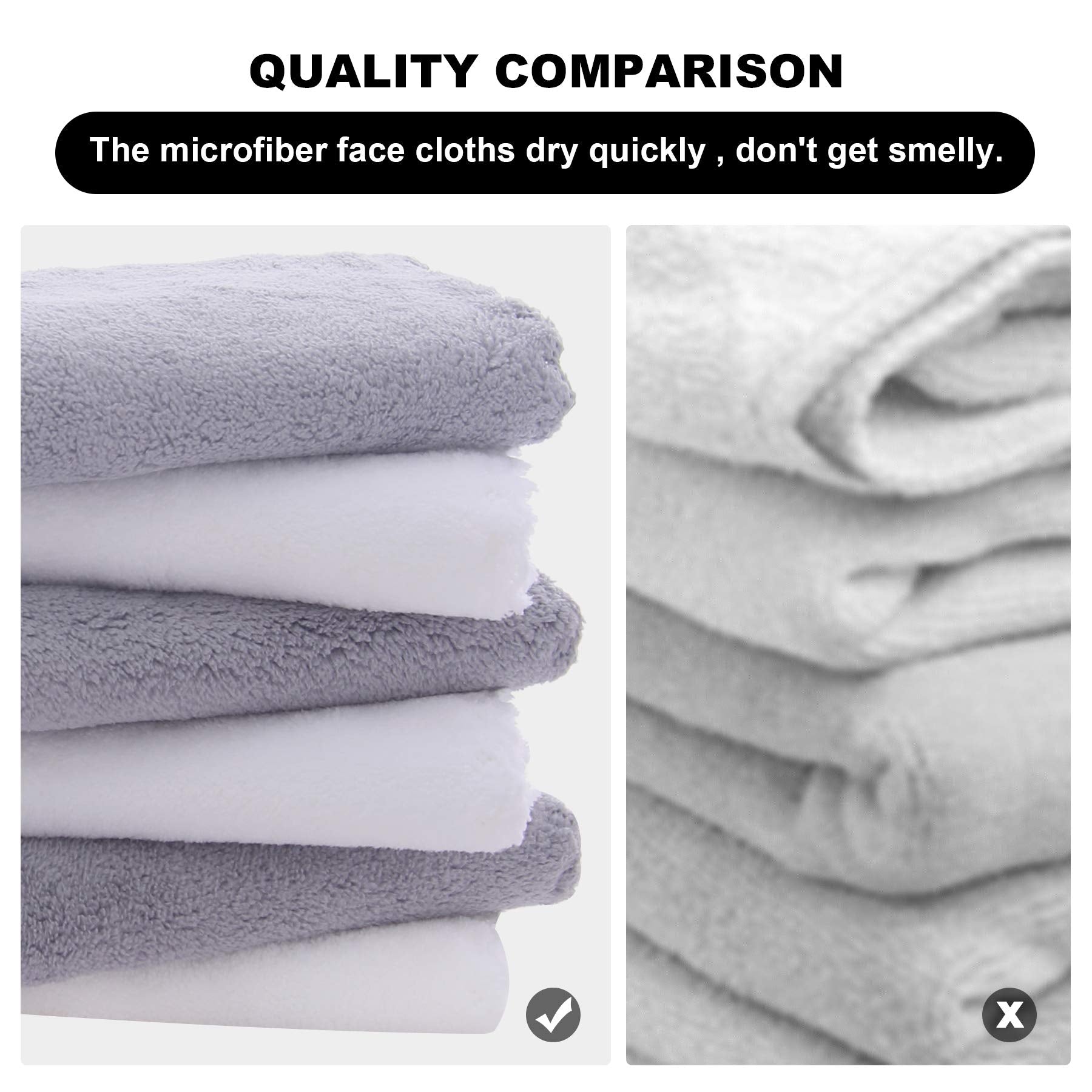 MOONQUEEN soft cloth removing makeup with water for chemical-free cleansing