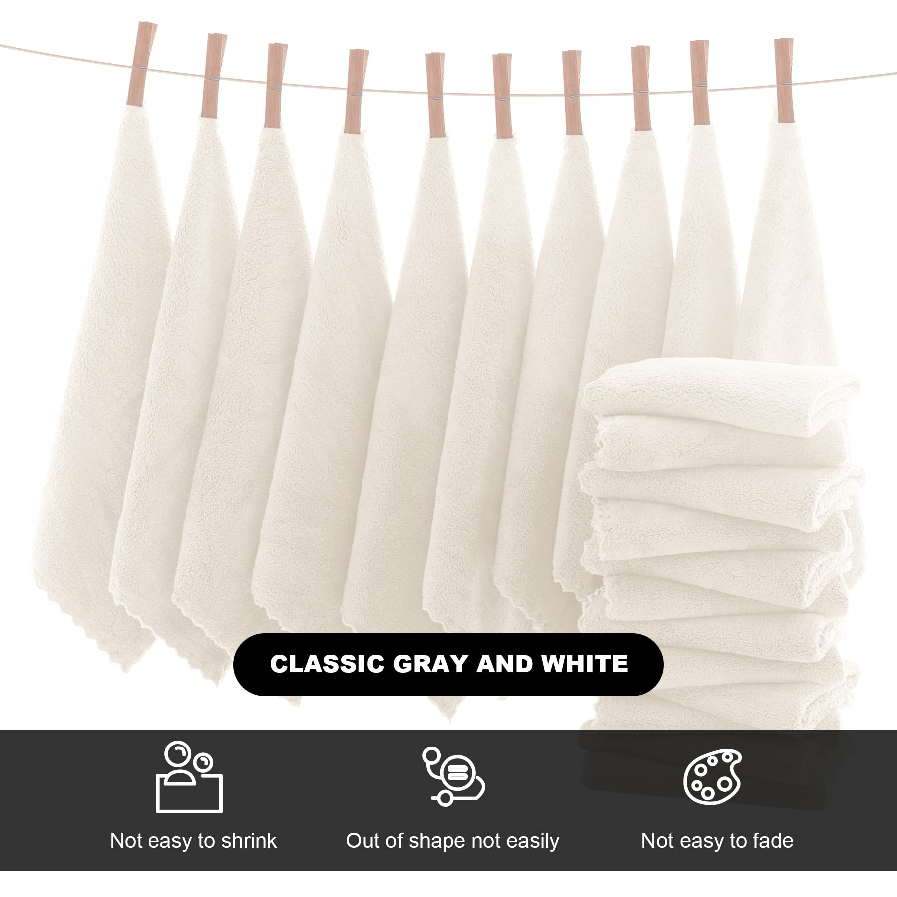 MOONQUEEN ultra-soft absorbent washcloths promote comfortable skincare routine