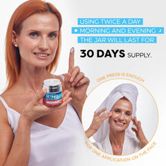Moonrin Cosmetics hyaluronic acid cream swirl showcasing hydrating texture for renewed skin