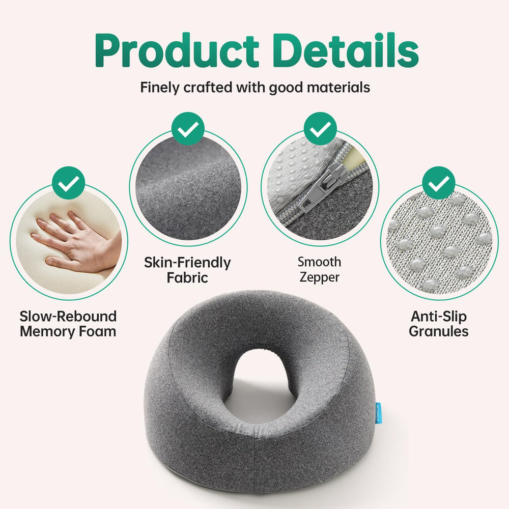 MOONYOOY Easy-cleaning maintenance keeps this massage pillow ready for use.