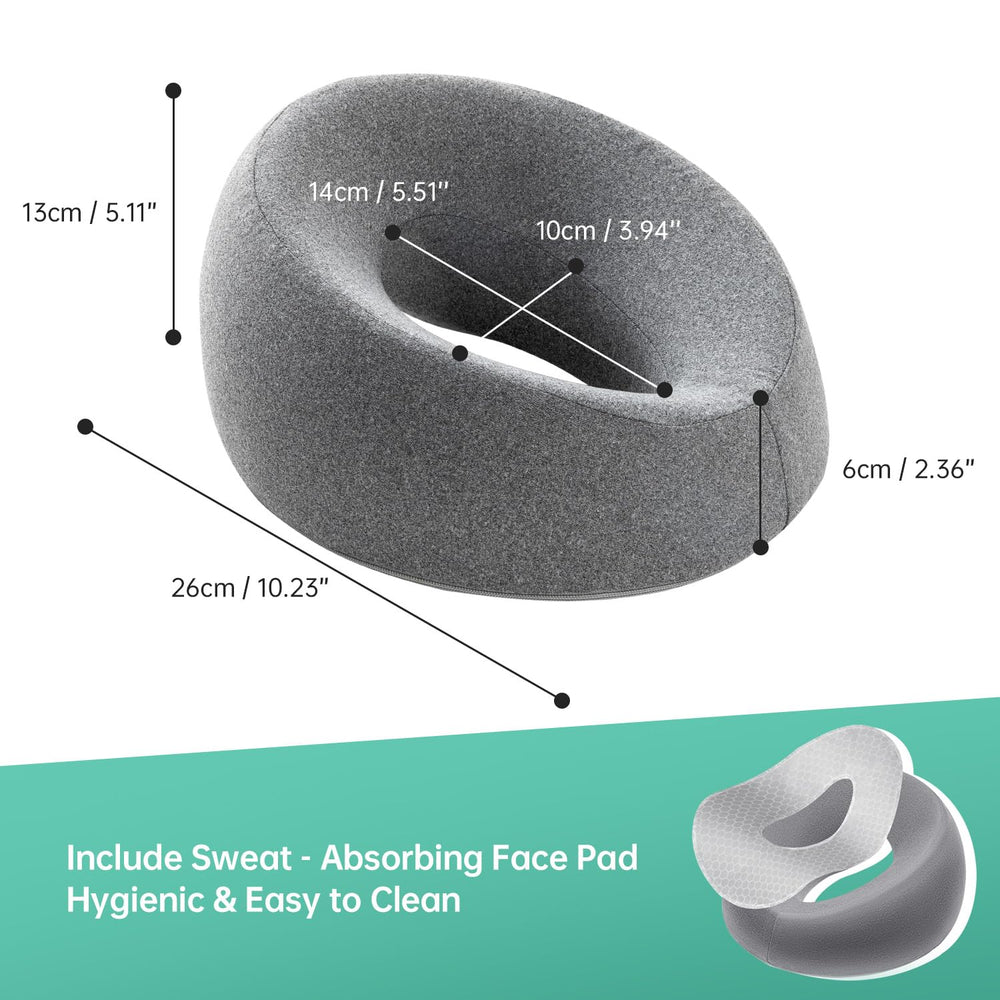 MOONYOOY Face-down pillow supports recovery after eye surgery with contour comfort.