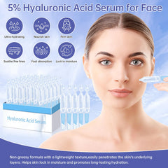 Mopayzer hyaluronic serum ampoule in hand showing travel-friendly packaging