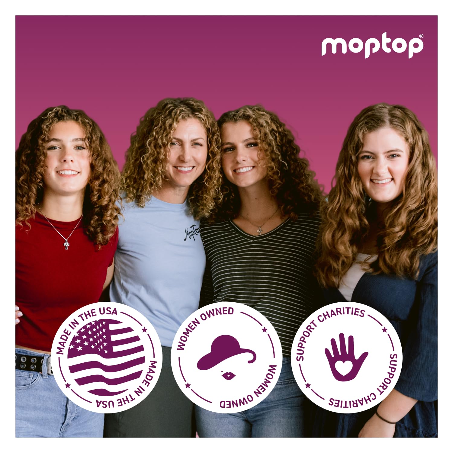 MopTop Citrus Medley label highlights fresh scent and clean formula