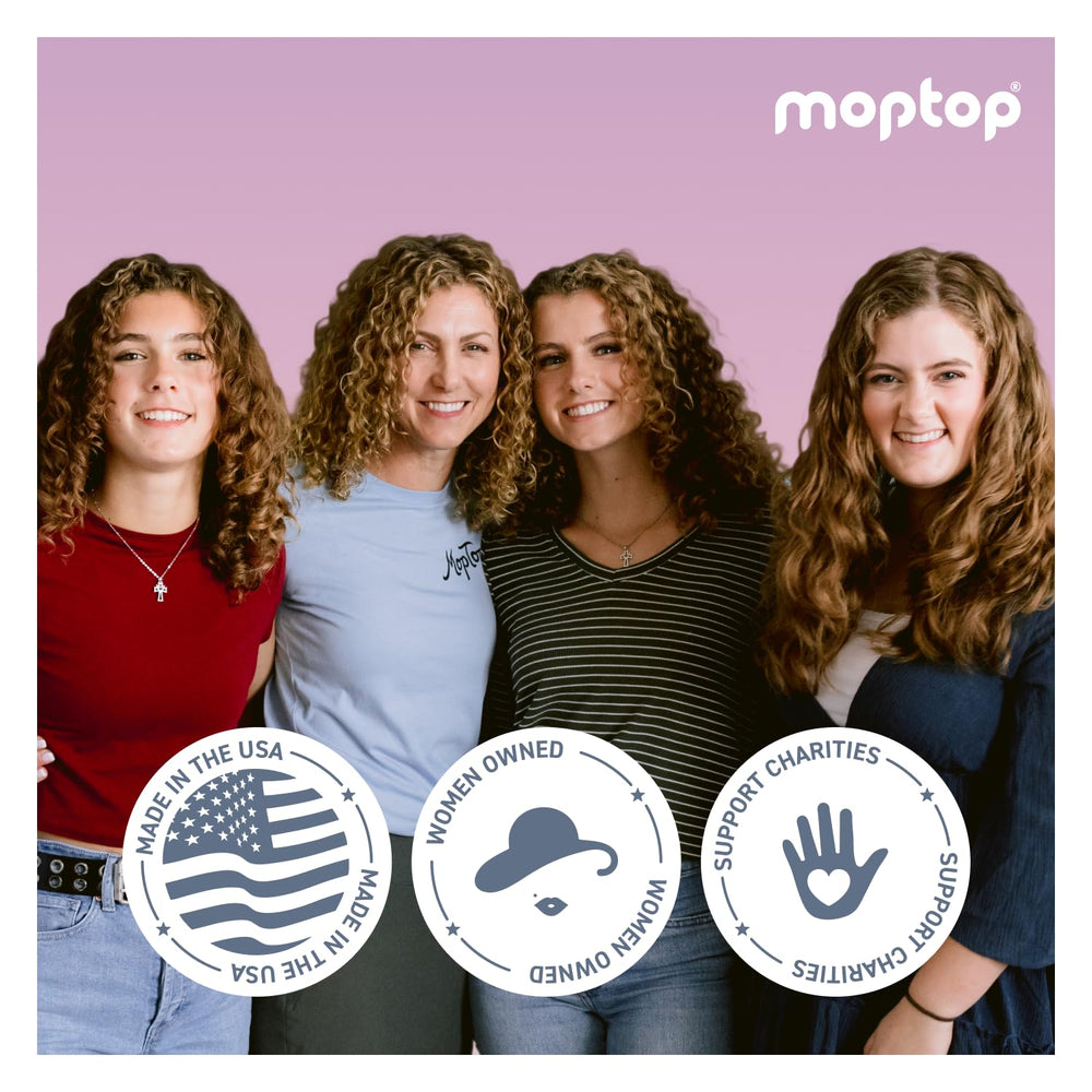 MopTop Curly Hair Gel Custard packaging image with kumquat-inspired citrus aroma