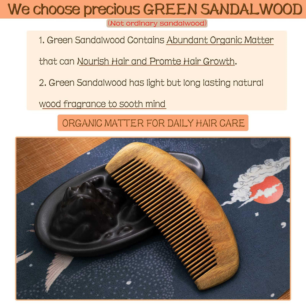 Moreinday green sandalwood detangling-before-styling in daily grooming