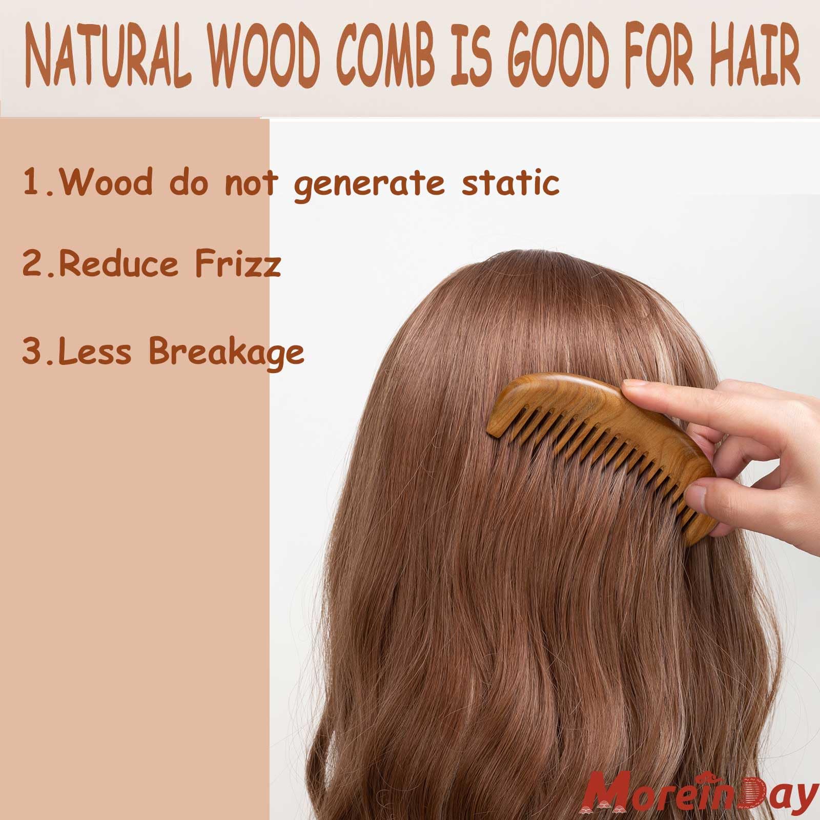 Moreinday green sandalwood beard-and-short-hair-use versatile grooming tool