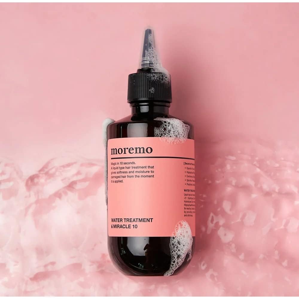 MOREMO Water Treatment cream-texture indicates rich conditioning for hair.