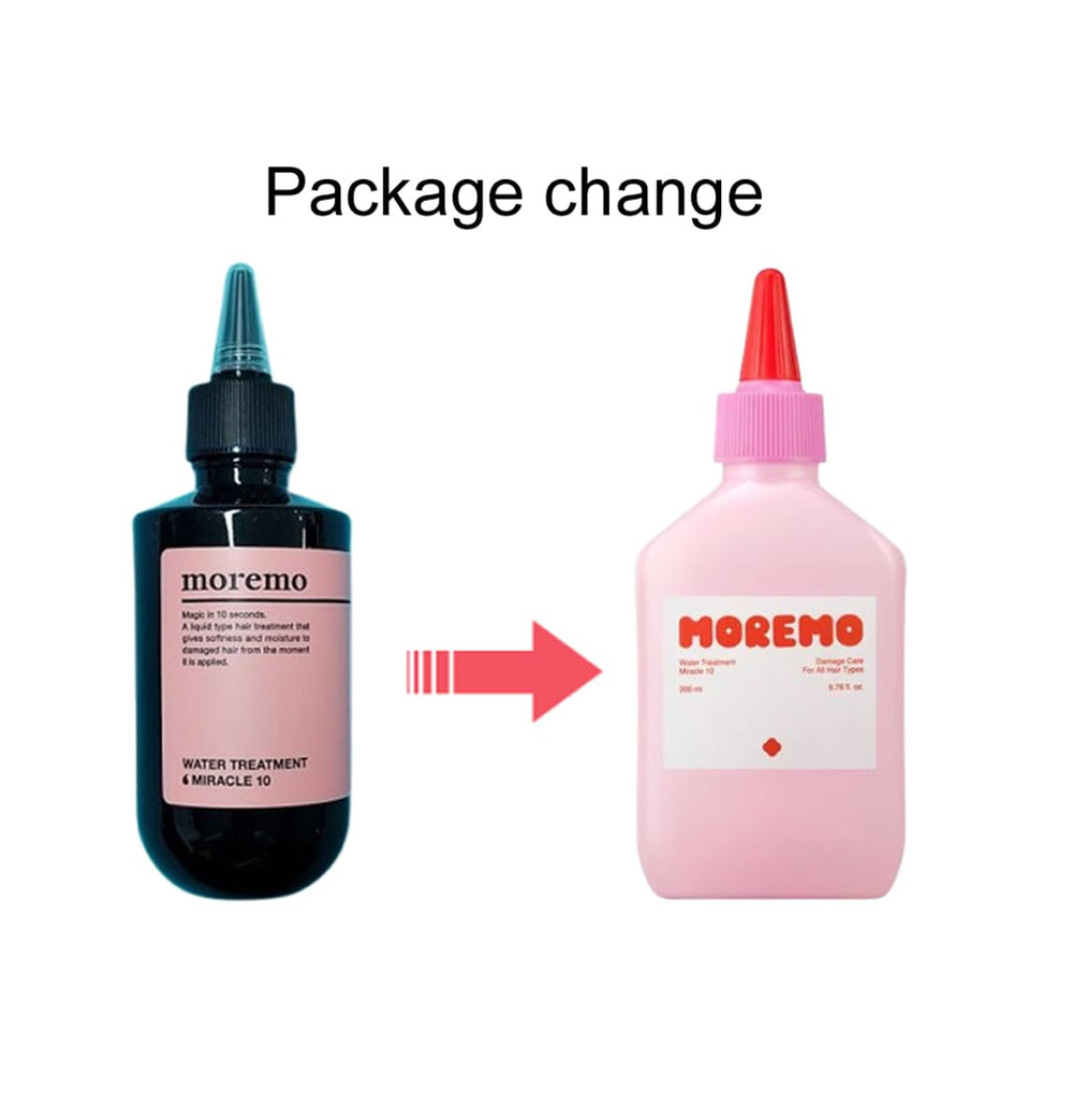 MOREMO Water Treatment on wet hair ready for nourishing care.