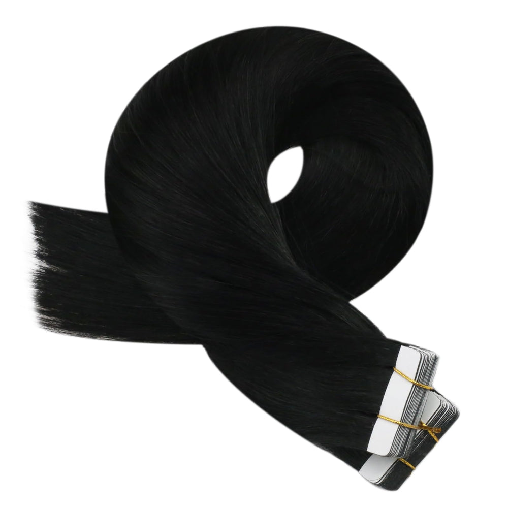 Moresoo quick-install tape-in extensions show time-saving application
