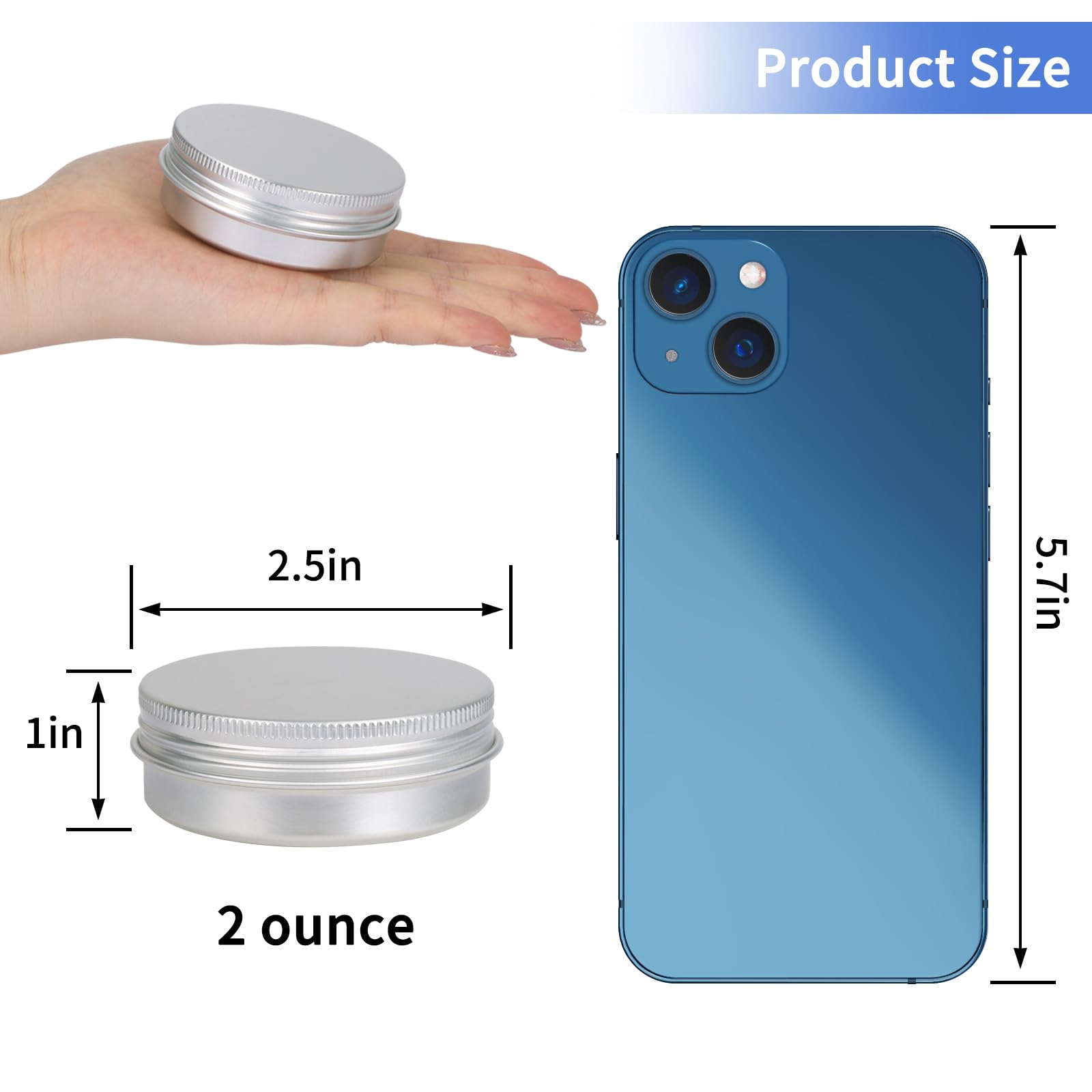 Moretoes airtight screw-lid tin shows leak-proof design ideal for travel.