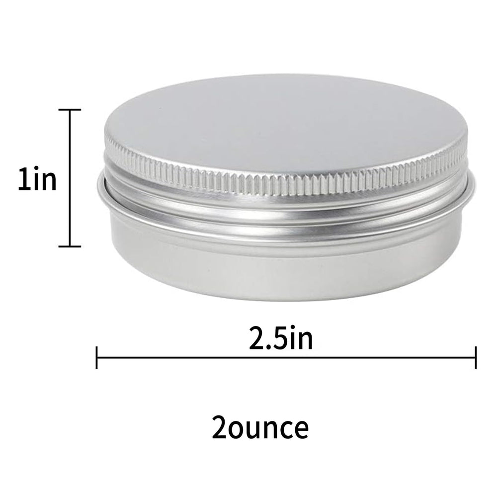 Moretoes aluminum tin with screw lid closeup shows a durable leak-resistant design