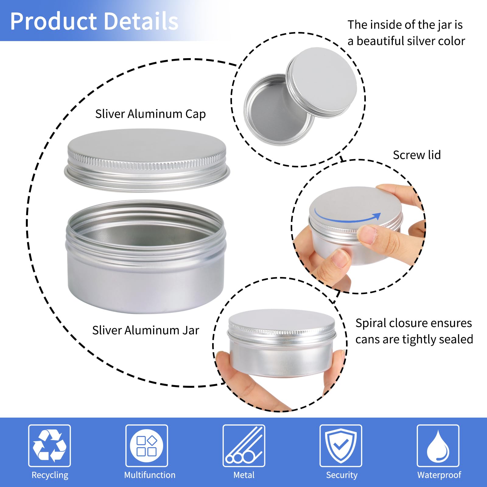 Moretoes candle tin collection, ideal for handmade candles and DIY kits