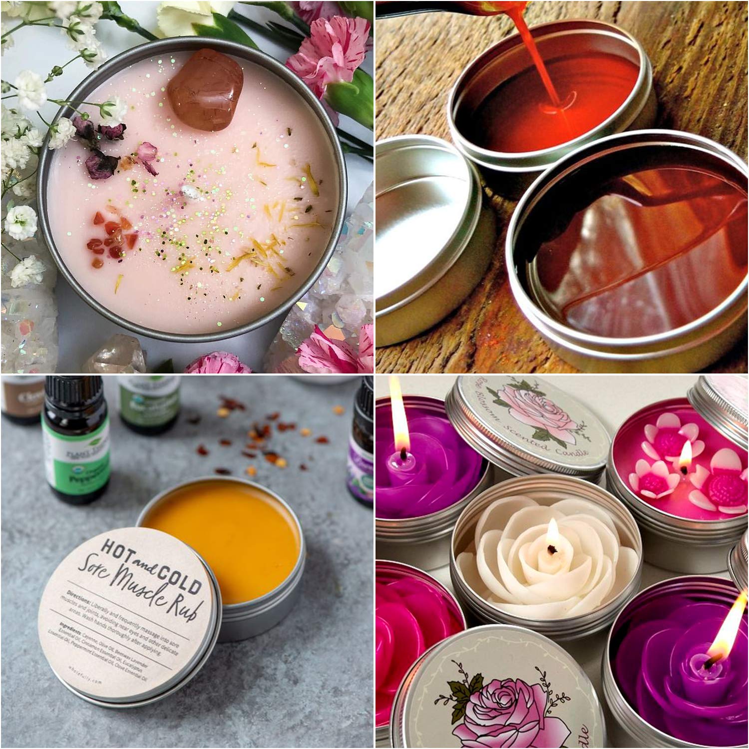 Moretoes versatile tins for candles, spices, and small accessories