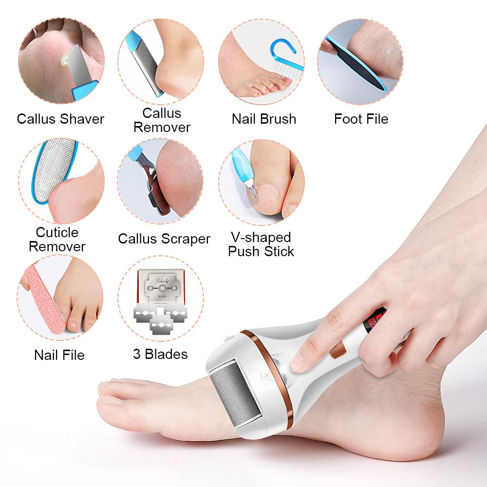 MOREVAC waterproof foot file is easy to clean after bathroom use