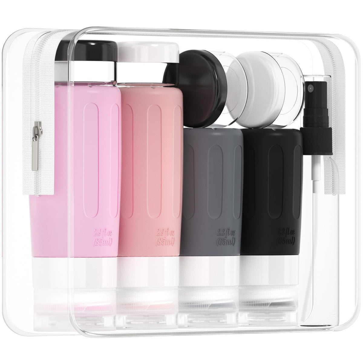 Morfone 16-pack travel bottles full set for organized packing