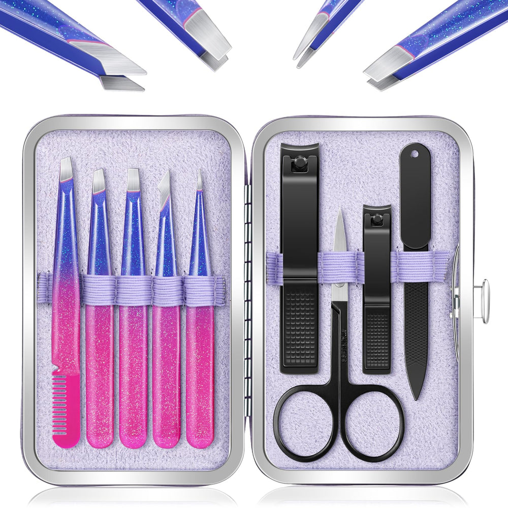 MORGLES flat-tweezers for precise brow shaping and hair removal