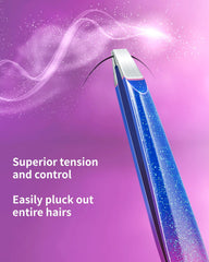 MORGLES slant-tweezers provide precise grip for easy plucking