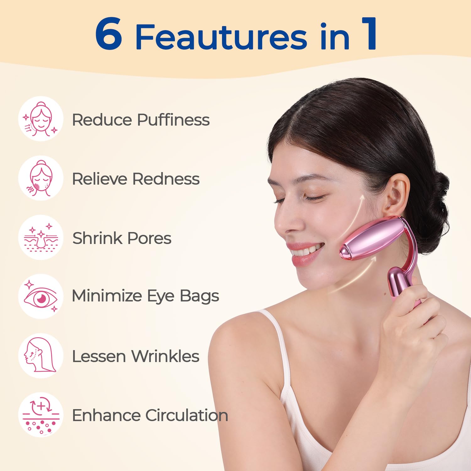 MORGLES Ice Roller body shown for full body cooling and relaxation