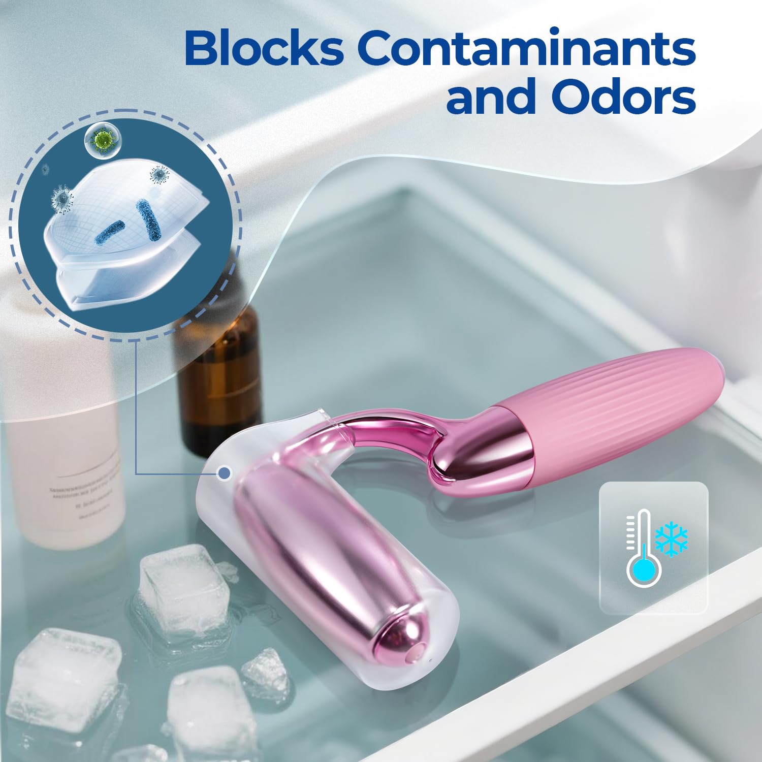 MORGLES Ice Roller durable head ensures even cold distribution