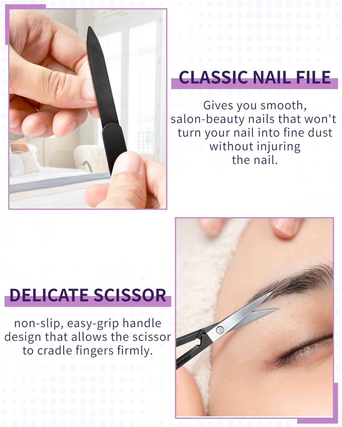 MORGLES fingernail clipper cuts nails cleanly for tidy nails