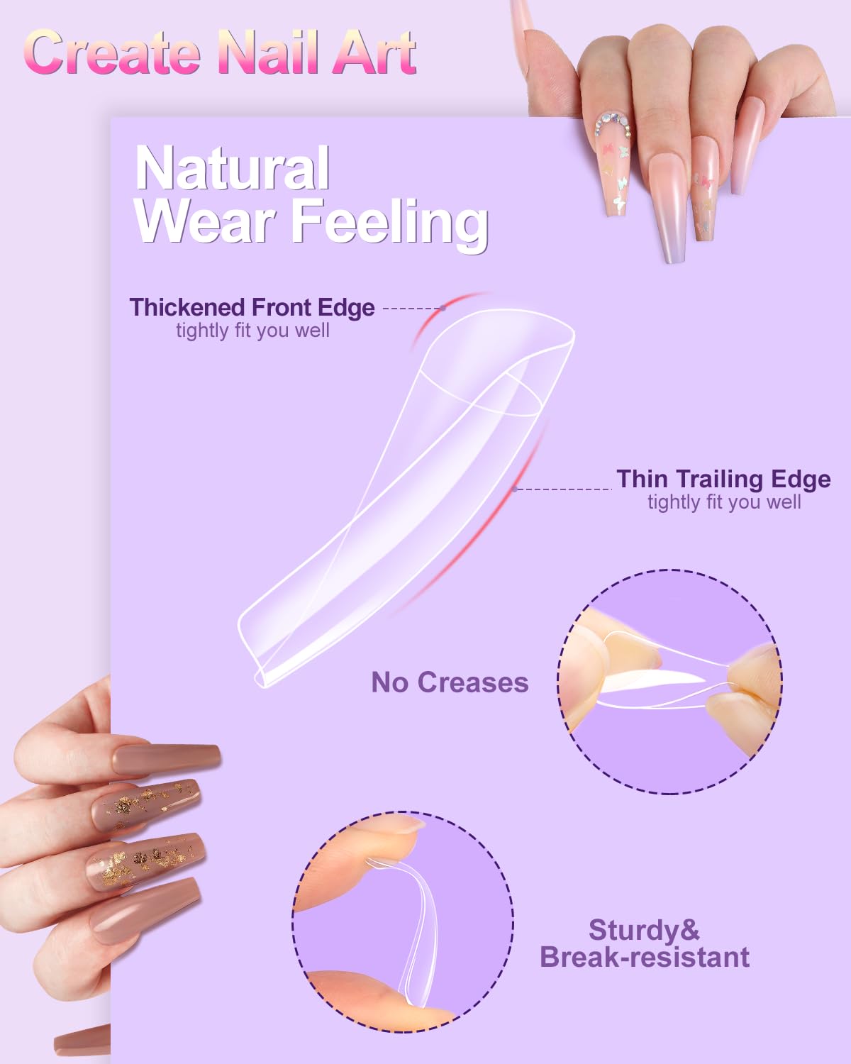 MORGLES nail files and buffer for smooth shaping
