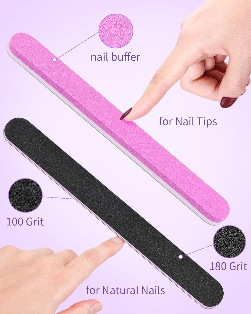 MORGLES all-in-one nail kit box showing contents