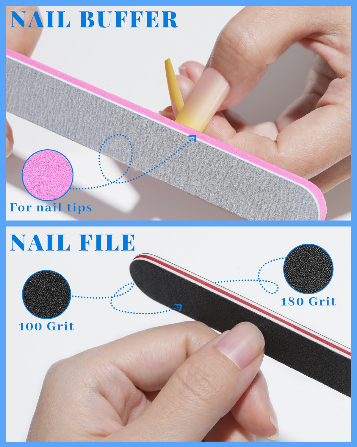 MORGLES durable ABS clear nail tips offer sturdy wear with no odor