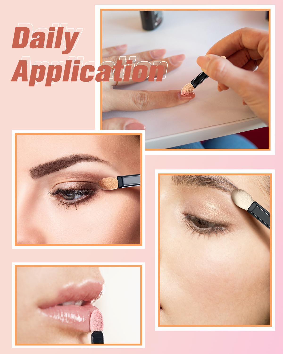 MORGLES sponge tips soft and skin-friendly for comfortable makeup