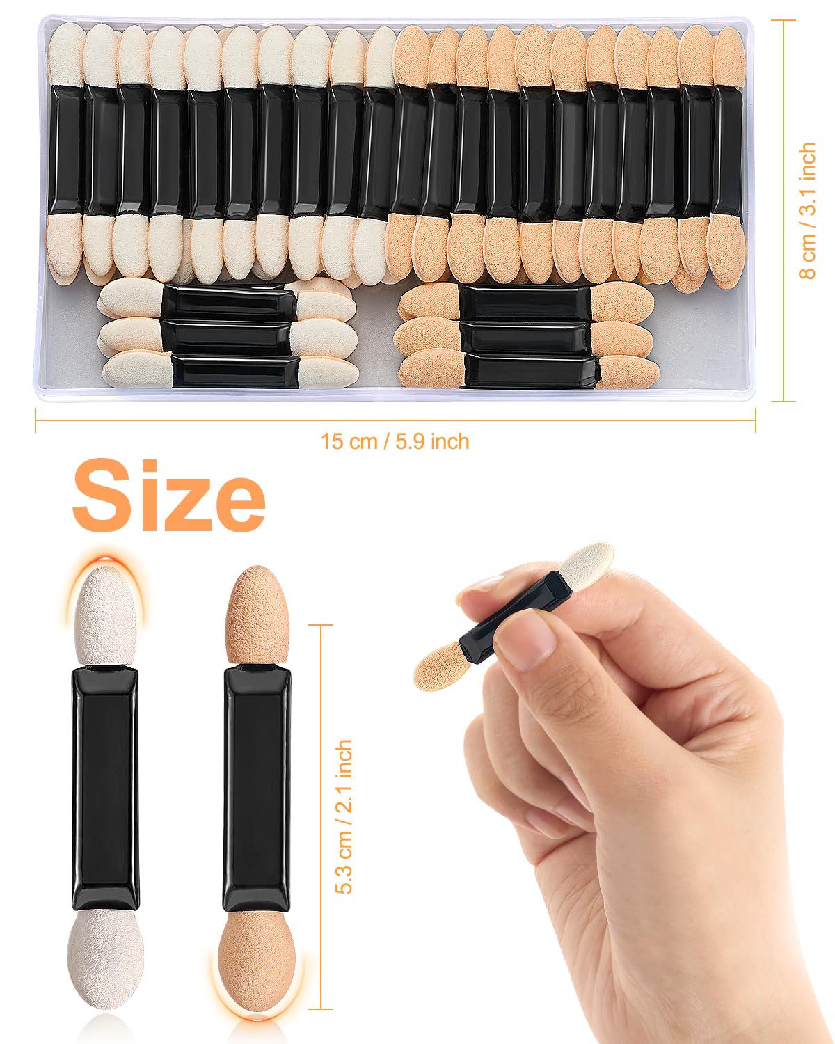 MORGLES compact vanity setup with double head applicators for daily routine