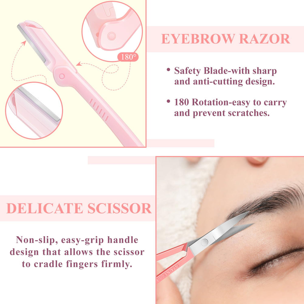 MORGLES Stainless-steel tweezers with precision grip for accurate shaping