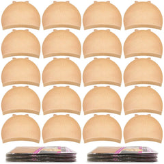 MORGLES Wig Caps packaging highlights 20-piece bulk set for easy stocking.