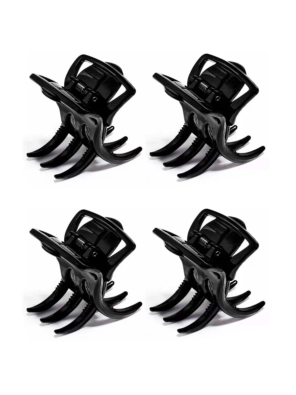 Morhom claw clip closeup shows six-teeth non-slip grip that keeps hair in place