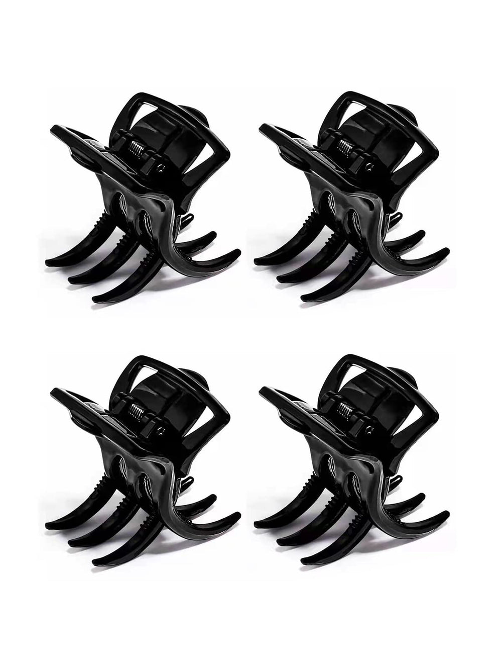 Morhom claw clip closeup shows six-teeth non-slip grip that keeps hair in place