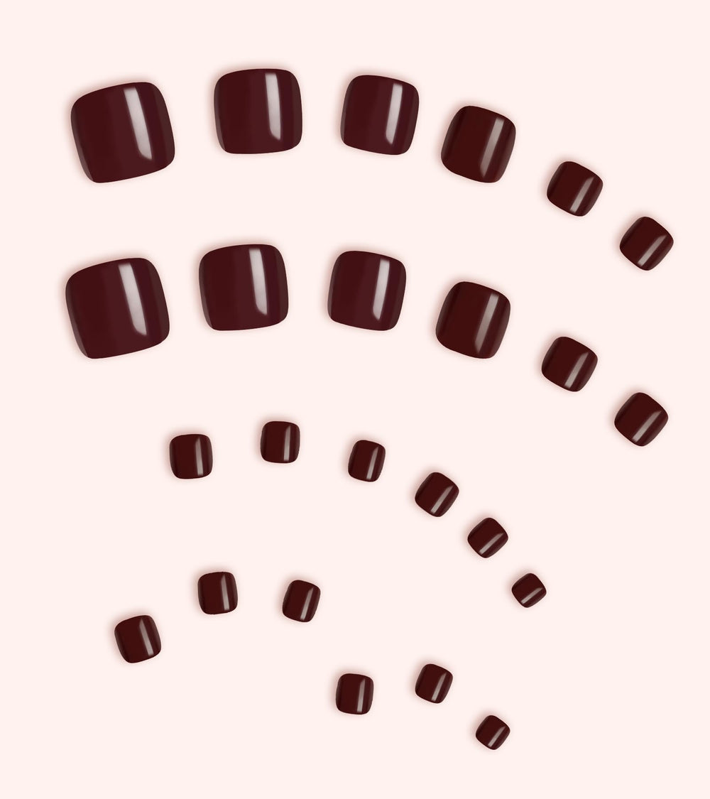 Morily 12-sizes chart image helps selecting the best-fit toenails