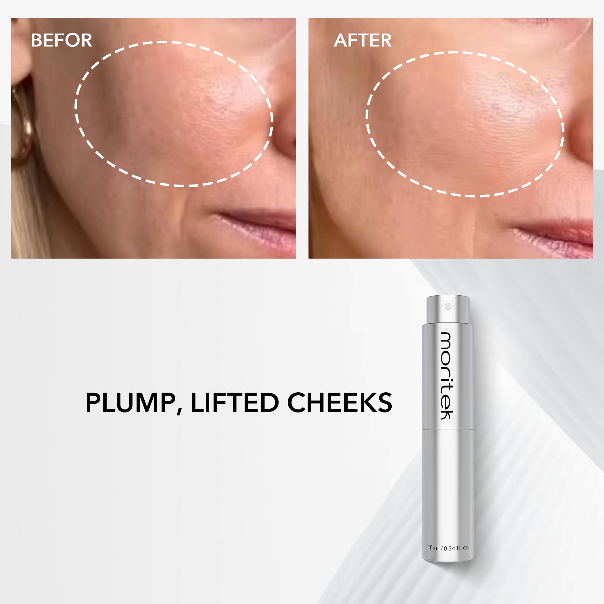 MORITEK Ultimate Mori-Lift Mist hydration glow after use boosts confidence in daily routine.
