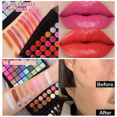 MORNECA 177 Colors lip gloss row offers glossy finish and color variety