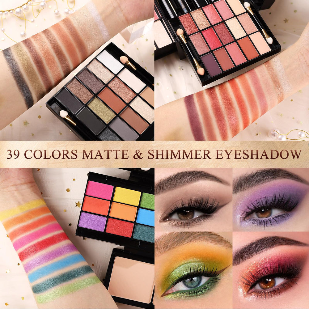 Morneca eyeshadow palette with 60 colors for endless shades